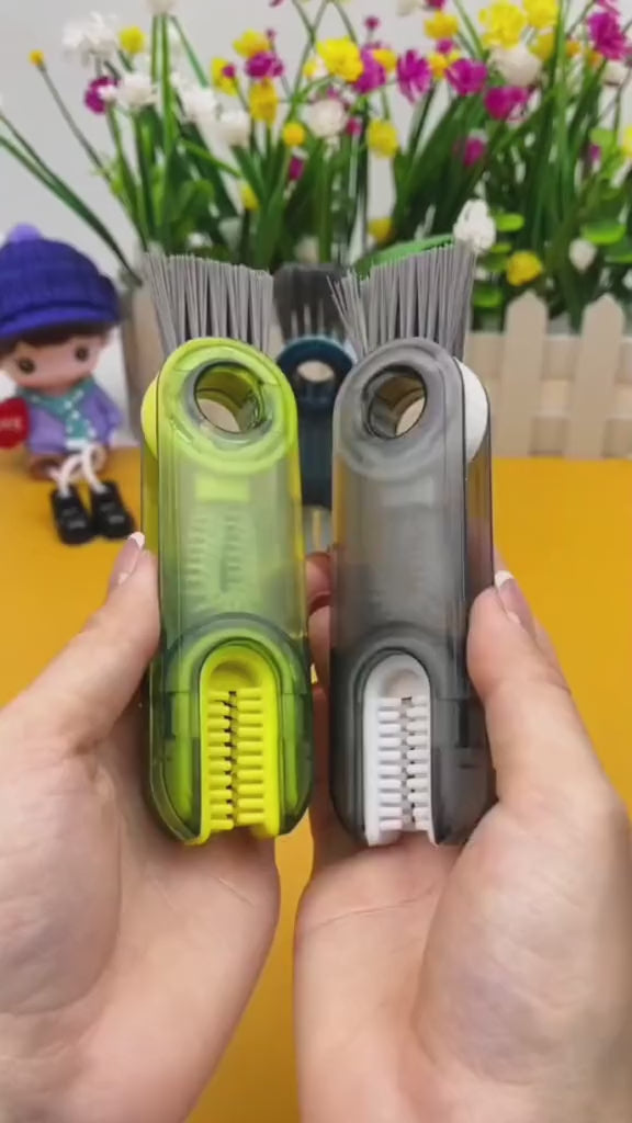 3-in-1 Hard-to-Race Cleaning Brush for Bottles, Baby Bottles, and Cups