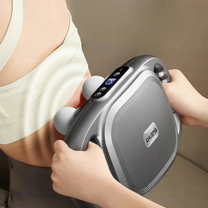 Electric Massage Gun with Multiple Heads