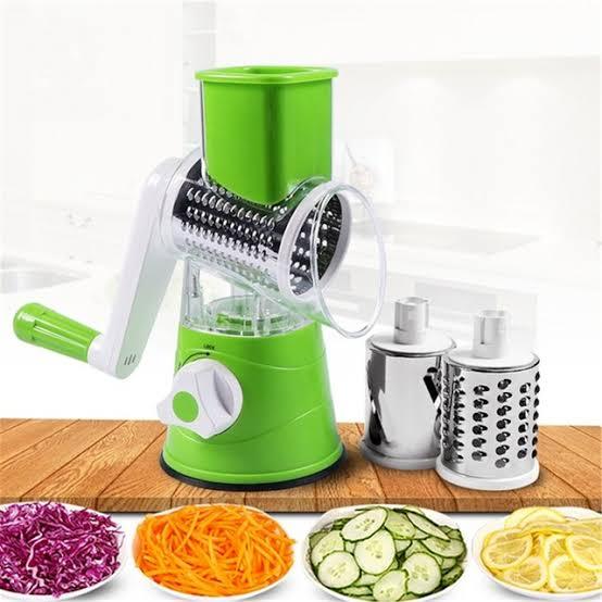 3-in-1 Multifunctional Food Processor with Hand Crank